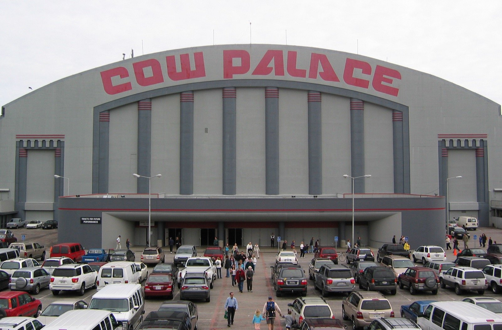 The Cow Palace arena in Daly City, California